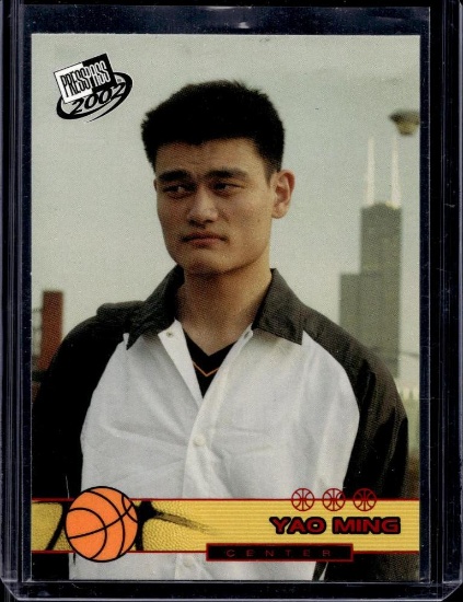 YAO MING 2002 PRESS PASS RED FOIL ROOKIE CARD