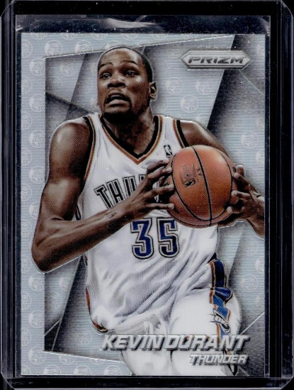 KEVIN DURANT 2014-15 PANINI PRIZM PANINI LOGO SILVER PRIZM SP