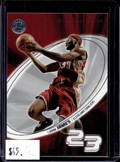 LEBRON JAMES 2004-05 FLEER EX #53. SECOND YEAR