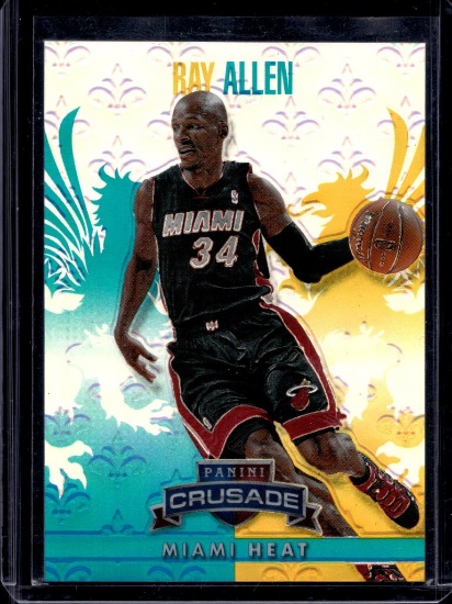 RAY ALLEN 2013-14 PANINI CRUSADE BLUE YELLOW PRIZM