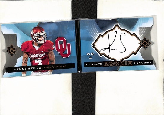 KENNY STILLS 2013 UD ULTIMATE COLLECTION AUTOGRAPH BOOKLET ROOKIE CARD
