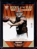 JOHNNY MANZIEL 2014 PANINI CONTENDERS ROY GOLD ROOKIE CARD