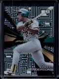 RICKEY HENDERSON 2015 TOPPS HIGH TEK CIRCUIT BOARD PATTERN