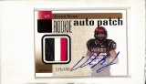 VINCENT BROWN 2011 SP AUTHENTIC JERSEY PATCH RPA AUTOGRAPH ROOKIE CARD