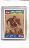 LEO NOMELLINI 1990 SWEEL HAND SIGNED AUTOGRAPH HOF CARD