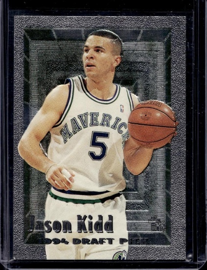 JASON KIDD 1994-95 TOPPS EMBOSSED SILVER ROOKIE CARD