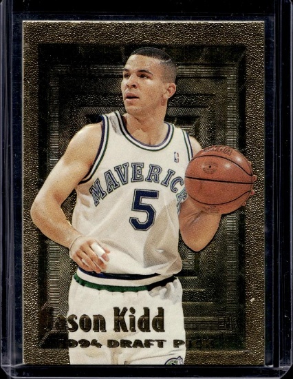 JASON KIDD 1994-95 TOPPS EMBOSSED GOLD SP ROOKIE CARD