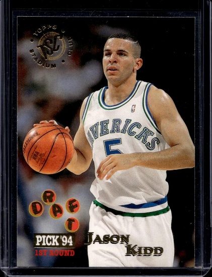 JASON KIDD 1994-95 STADIUM CLUB ROOKIE CARD