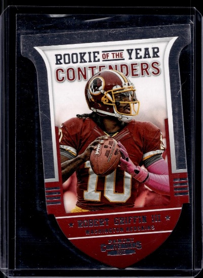 ROBERT GRIFFIN III 2012 PANINI CONTENDERS DIE CUT ROY INSERT ROOKIE CARD