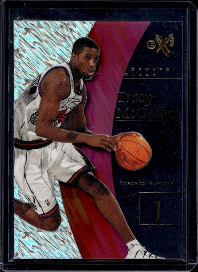 TRACY MCGRADY 1997-98 E-X 2001 ROOKIE CARD