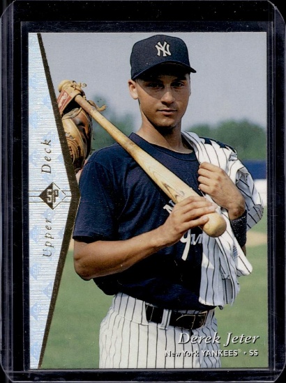 DEREK JETER 1995 UPPER DECK SP SILVER FOIL ROOKIE CARD