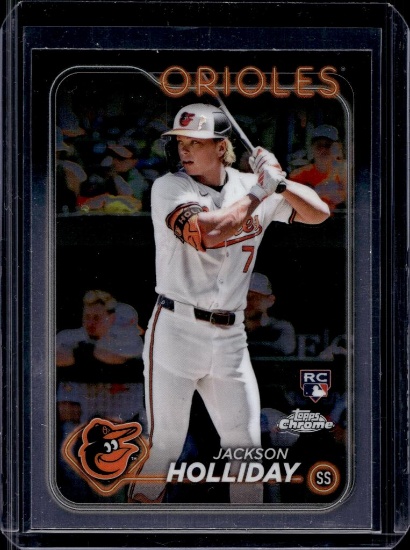 JACKSON HOLLIDAY 2024 TOPPS CHROME ROOKIE CARD