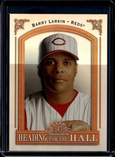 BARRY LARKIN 1998 LEAF HEADING FOR THE HALL INSERT
