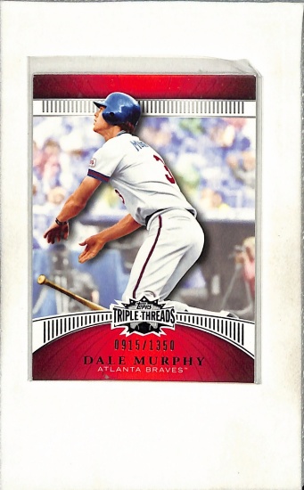 DALE MURPHY 2010 TOPPS TRIPLE THREADS RED