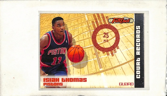 ISIAH THOMAS 2006-07 TOPPS FULL COURT SILVER RECORDS INSERT