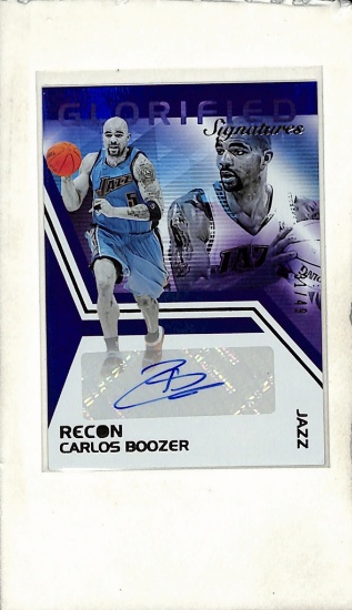 CARLOS BOOZER 2020-21 PANINI RECON AUTOGRAH CARD