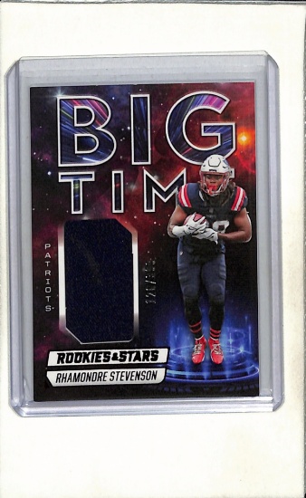 RHAMONDRE STEVENSON 2024 PANINI ROOKIES & STARS GAME USED JERSEY CARD
