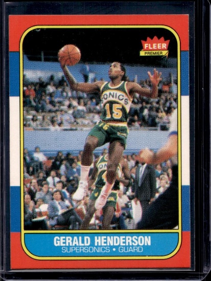GERALD HENDERSON 1986-87 FLEER #45