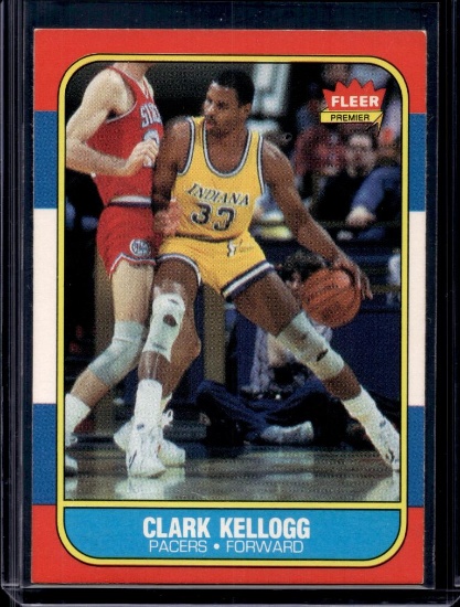 CLARK KELLOGG 1986-87 FLEER #58