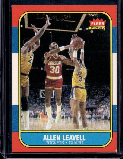 ALLEN LEAVELL 1986-87 FLEER #62