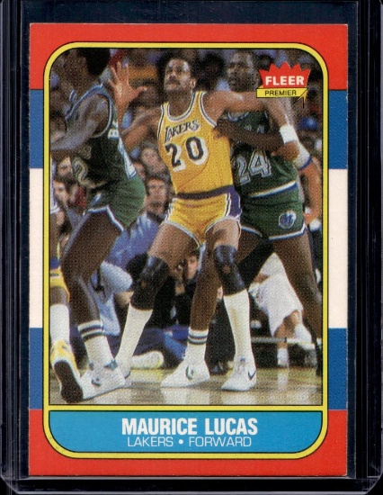 MAURICE LUCAS 1986-87 FLEER #66