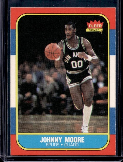 JOHNNY MOORE 1986-87 FLEER #76