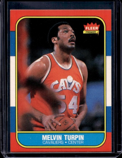 MELVIN TURPIN 1986-87 FLEER #116
