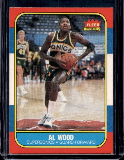 AL WOOD 1986-87 FLEER #128