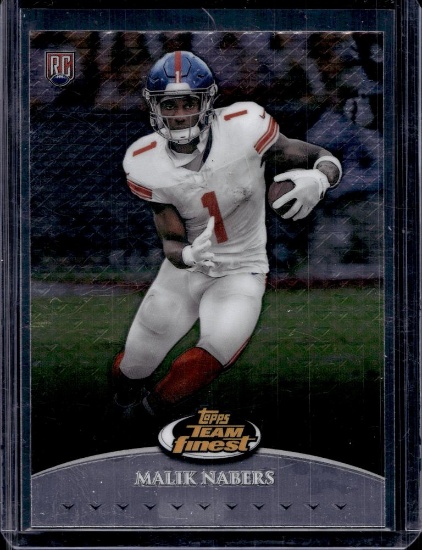 MALIK NABORS 2024 TOPPS FINEST ROOKIE CARD