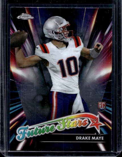 DRAKE MAYE 2024 TOPPS CHROME FUTURE STARS ROOKIE CARD