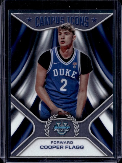 COOPER FLAGG 2024-25 BOWMAN CHROME U CAMPUS ICONS ROOKIE CARD