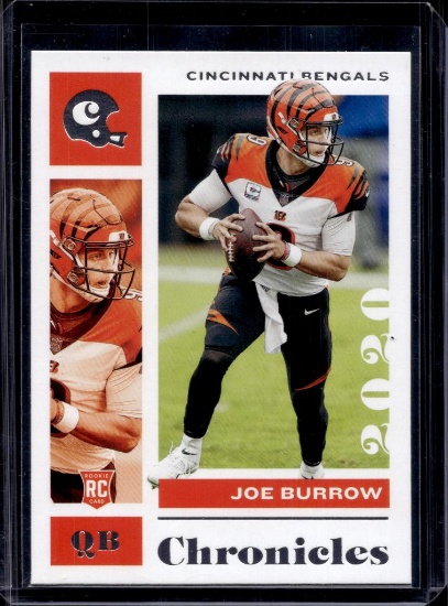 JOE BURROW 2020 PANINI CHRONICLES ROOKIE CARD
