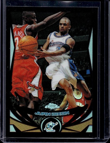 JUAN DIXON 2004-05 TOPPS CHROE BLACK REFRACTOR
