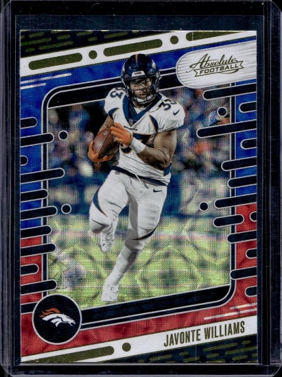 JAVONTE WILLIAMS 2024 PANINI ABSOLUTERWB HOLOFOIL SP