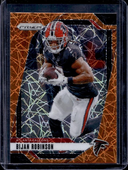 BIJAN ROBINSON 2024 PANINI PRIZM ORANGE LAZER