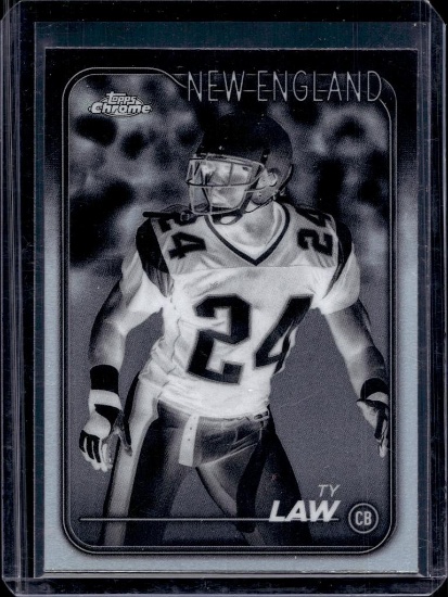 TY LAW 2024 TOPPS CHROME REVERSE NEGATIVE REFRACTOR
