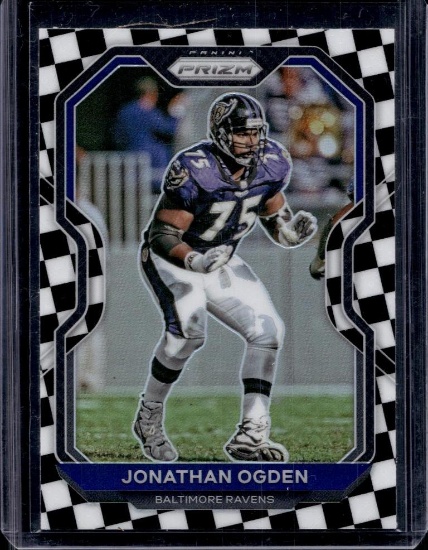 JONATHAN OGDEN 2020 PANINI PRIZM CHECKERBOARD PRIZM SSP