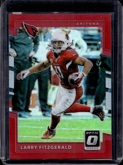 LARRY FITZGERALD 2017 PANINI OPTIC RED PRIZM