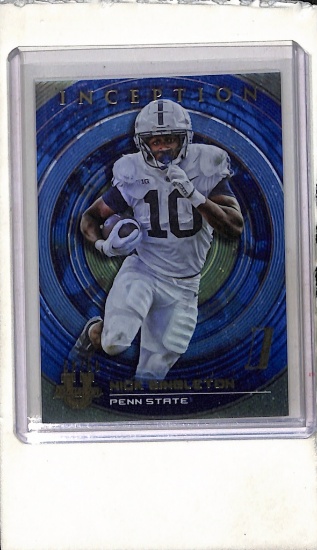 NICK SINGLETON 2023 BOWMAN U INCEPTION BLUE ROOKIE CARD