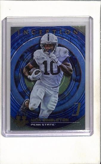 NICK SINGLETON 2023 BOWMAN U INCEPTION BLUE ROOKIE CARD