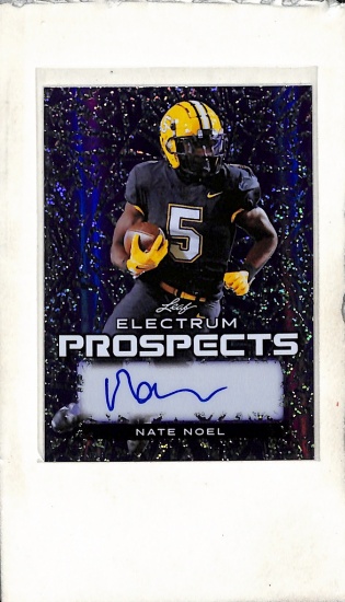 NATE NOEL 2024 LEAF ELECTRUM AUTOGRAPH ROOKIE CARD