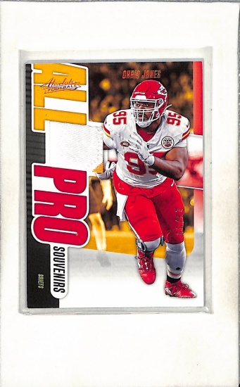 CHRIS JONES 2024 PANINI ABSOLUTE GAME USED JERSEY PATCH