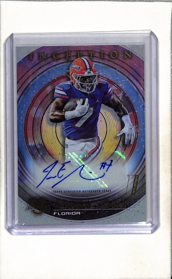TREVOR ETIENNE 2023 BOWMAN U INCEPTION AUTOGRAPH ROOKIE CARD