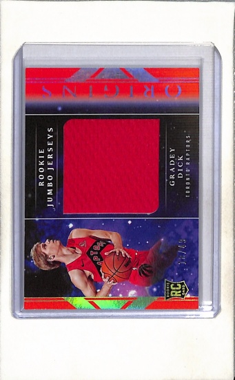 GRADEY DICK 2023-24 PANINI ORIGINS JUMBO JERSEY ROOKIE CARD