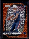 JOE MILTON III 2024 PANINI PRIZM ORANGE LAZER PRIZM ROOKIE CARD