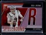 JOE BURROW 2024 PANINI ELITE SPELLBOUND PINK LETTER 