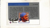 RAY CROCKETT 1992 PRO LINE AUTOGRAPH CARD