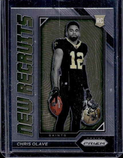 CHRIS OLAVE 2022 PANINI PRIZM NEW RECRUITS ROOKIE CARD