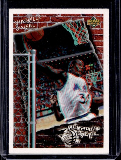 SHAQUILLE O'NEAL 1993-94 UPPER DECK 3-D PLAYGROUND LEGENDS