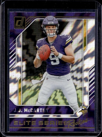 J.J. MCCARTHY 2024 DONRUSS ELITE SERIES ROOKIE CARD